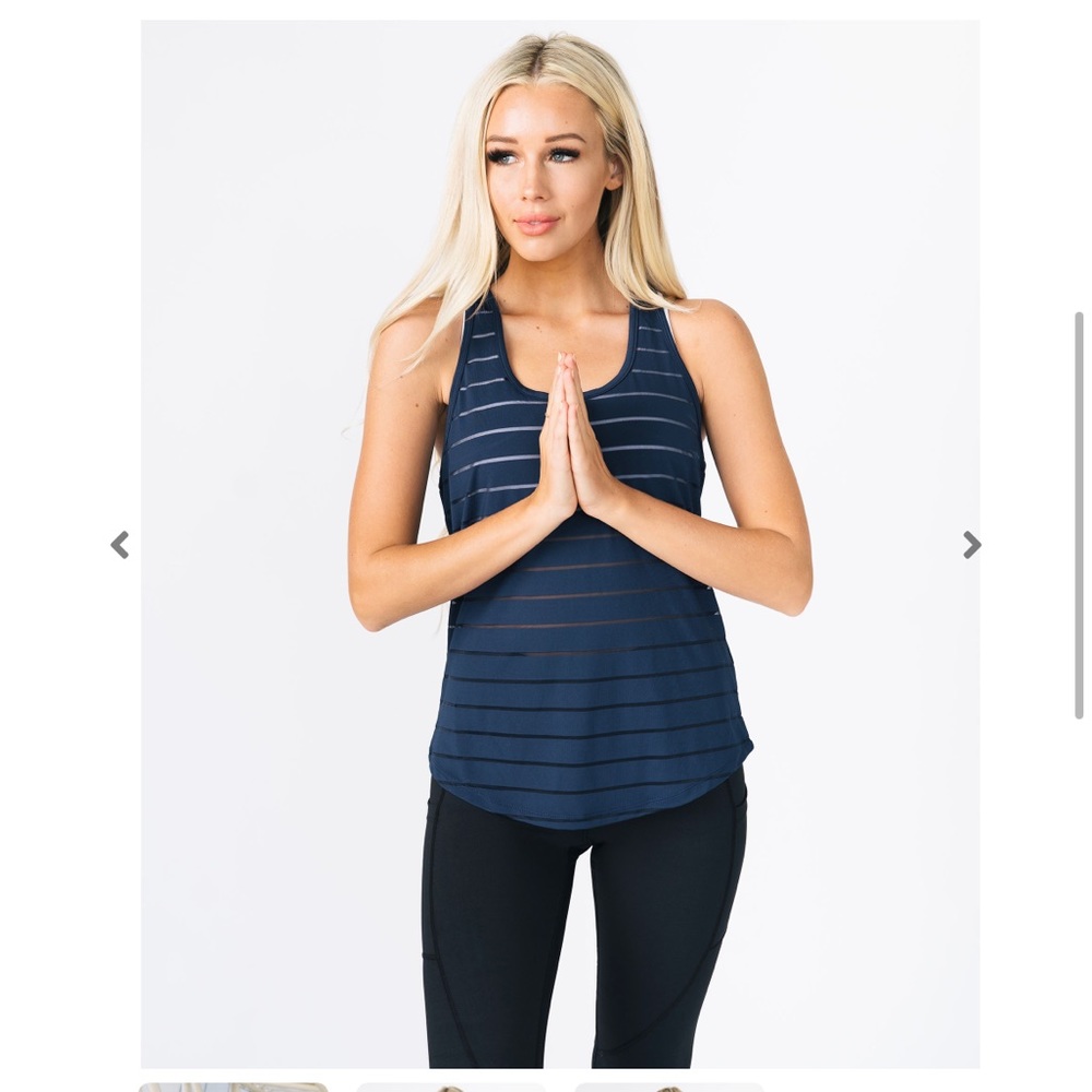 ZYIA NWT Navy Havana Tank